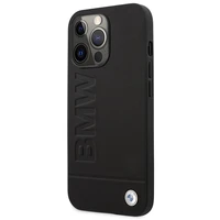 Viedtālruņa apvalks BMW Signature Logo Imprint MagSafe iPhone 14 Pro Max - melns