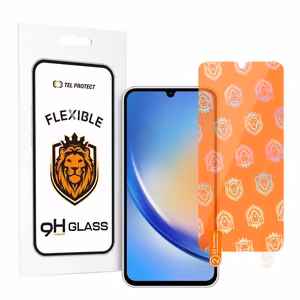 Tel Protect Labākais elastīgais hibrīda rūdītais stikls Samsung Galaxy A24 4G/A25 5G/M34 5G/A35/M35/M55 5G