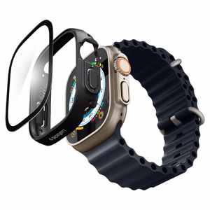 Spigen Thin Fit 360 maciņš Apple Watch Ultra 49 mm, melns