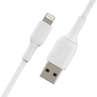 USB kabelis Belkin Boost Charge no USB-A uz Lightning 1,0 m, balts