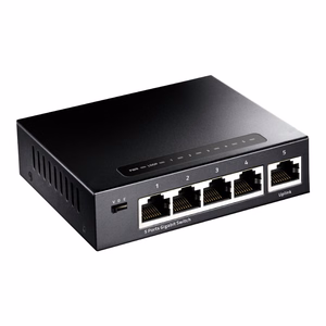 Cudy GS105 tīkla komutators Gigabit Ethernet (10/100/1000) melns