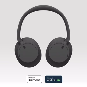 Sony WH-CH720 austiņas vadu un bezvadu galvasstienis zvaniem/mūzikai USB Type-C Bluetooth melnas