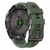 Tech-Protect silikona siksniņa Garmin Fenix 5S / 5S PLUS / 6S / 6S Pro / 7S / 8 (43MM) - zaļš