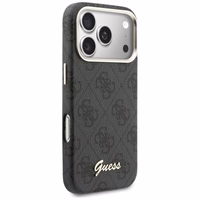 Guess 4G Script MagSafe futrālis iPhone 17 Pro Max - melns