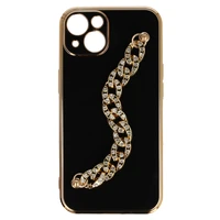 Moderns viedtālruņa apvalks Iphone 13 dizains 4 melna