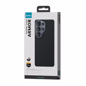 Benks Magnetic Armor Pro Kevlar maciņš metāla rāmis 600D G050 priekš Samsung Galaxy S26 Ultra melns