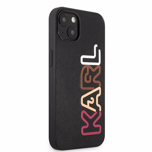 Karl Lagerfeld KLHCP13SPCOBK iPhone 13 mini 5,4 "melns cietais apvalks Multipink Brand