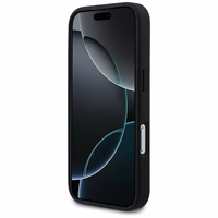 Karl Lagerfeld Rhinestones Karl&Choupette piespraudņu futrālis iPhone 17 Pro - Melns