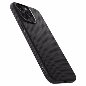 Spigen Liquid Air iPhone 15 Pro viedtālruņa apvalks - matēts melns