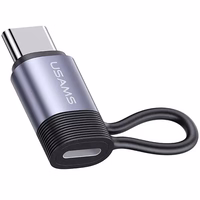 USAMS Adapter AU17 Lightning - USB-C 30W tērauda SJ677LN01 (US-SJ677)