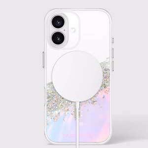 Case-Mate Karat MagSafe vāciņš ierīcei iPhone 16, hologrāfisks Soap Bubble