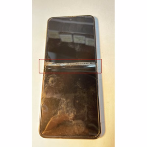 LCD displejs saderīgs ar Samsung F731 Z Flip5 ar rāmi / Lavender / (7/10 izjaukts) (ar defektiem 7)