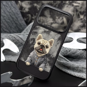 Nimmy Gentle Pets Series Dog MagSafe maciņš iPhone 17 Pro melns