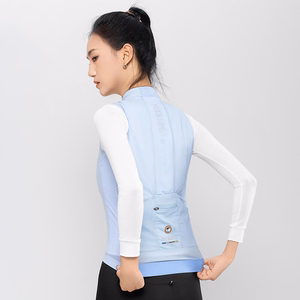 Rockbros TLMJ003 ROAD TO SKY women's lightweight breathable cycling vest L - blue