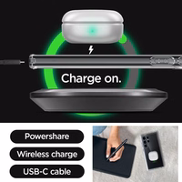 Spigen Ultra Hybrid viedtālruņa apvalks Samsung Galaxy S24 Ultra - caurspīdīgs