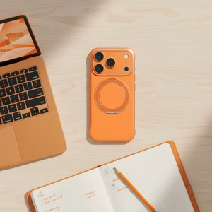 Case for iPhone 17 AIR Edge Free compatible with MagSafe orange