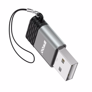 BWOO адаптер USB-C - USB серый OTG BZ-38