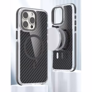 Maciņš "Fiber MagCase" iPhone 17 melns