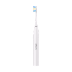 TEESA SONIC 2 skaņas zobu birste, balta, 5 režīmi, ceļojumu futrālis, USB-C