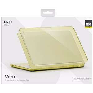 Uniq Vero Case for MacBook Neo - Translucent Yellow