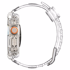 Spigen Rugged Armor Pro maciņš un siksniņa priekš Apple Watch Ultra 49 mm (caurspīdīgs)