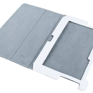 Dabīgās ādas maciņš Samsung Galaxy Tab P5100, balts