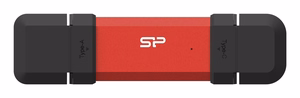 Silicon Power DS72 USB zibatmiņa 500 GB USB Type-A / USB Type-C 3.2 Gen 2 (3.1 Gen 2) sarkana