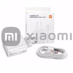 Lādētājs Xiaomi MDY-12-EH (BHR9465EU) balts 67W (ar iepakojumu) + kabelis "Type-C" / 100% oriģināls /