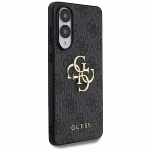Чехол GUESS для SAMSUNG S25 Edge GUHCS25E4GMGGR (4G PU Big Logo) чёрный