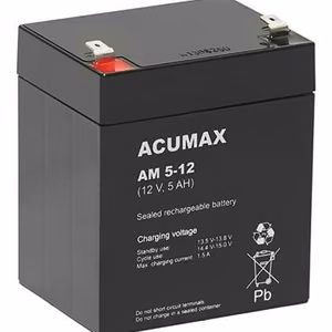 Acumax EMU akumulators 12V 5Ah VRLA AM5-12T2