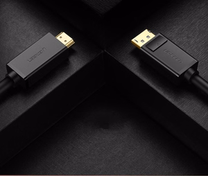 Ugreen vienvirziena DisplayPort uz HDMI kabelis 4K 30Hz 32 AWG 1.5m melns (DP101 10239)