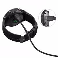 Tech-Protect MC04 UltraBoost USB-C kabelis Garmin pulkstenim 1m - melns