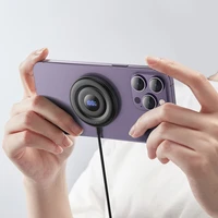 Bezvadu lādītājs Hoco 2A 15W saderīgs ar Magnētisko MagSafe ar digitālo indikatoru CW61 melns