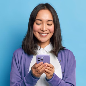 ROAR maciņš LUNA paredzēts SAMSUNG A27 5G violets