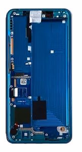 LCD screen Xiaomi Mi Note 10/Mi Note 10 Pro/Mi Note 10 Lite ar touch screen ar frame Zaļš original (service pack)