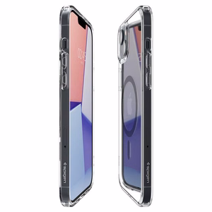 Spigen Ultra Hybrid magnētiskais apvalks ar MagSafe iPhone 14 Plus – caurspīdīgi pelēks