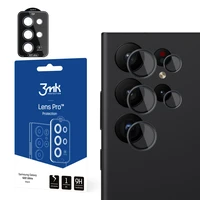 Samsung Galaxy S22 Ultra 5G - 3mk objektīva aizsardzība Pro melns