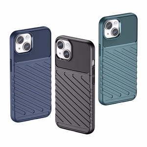 Armored iPhone 15 Plus Thunder vāciņš - melns