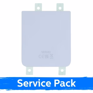 Aizmugurējais vāks, saderīgs ar Samsung F721 Z Flip4 / Balts / (Service Pack)
