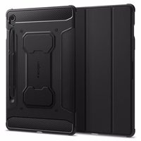 Spigen Rugged Armor Pro maciņš Samsung Galaxy Tab S9 FE 10.9 X510 / X516B - melns