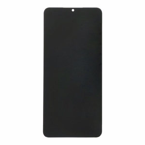 Ekranas Samsung A12 Nacho A127 / A12s A127 su lietimui jautriu stikliuku juodas (Melns Flex Version) OEM