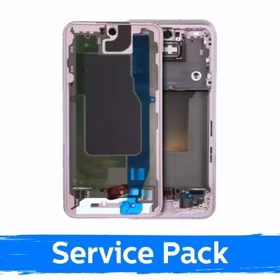 Vidējais rāmis saderīgs ar Samsung A556 A55 5G / violets / (Service Pack)