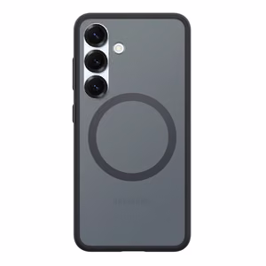 Spigen Capella GP-FPS931PGBJW Silicone Case with MagFit Magnetic Ring for Samsung Galaxy S25 - Black