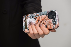 FORCELL F-PROTECT Mirage viedtālruņa apvalks, saderīgs ar MagSafe, IPHONE 15 Plus, bloom bush