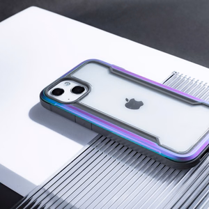 Raptic X-Doria Shield viedtālruņa apvalks iPhone 14 Plus ar bruņotu zilu pārklājumu