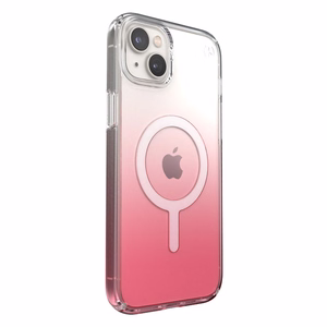 Speck Presidio Perfect-Clear + Ombre + MagSafe vāciņš ierīcei iPhone 15 Plus / 14 Plus, ar Microban pretmikrobu aizsardzību, “Clear / Vintage Rose Fade” krāsu kombinācija