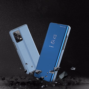 Clear View viedtālruņa apvalks Xiaomi Redmi Note 12 Pro+ ar atveramu vāku melns