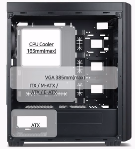 Gembird Fornax K500 ATX Midi Tower melns datora korpuss