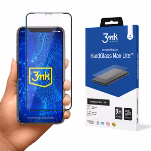 9H 3mk HardGlass Max Lite™ stikls iPhone X