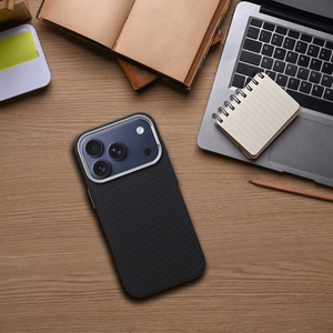 Ar MagSafe saderīgs K-Look maciņš iPhone 15 PRO MAX, melns